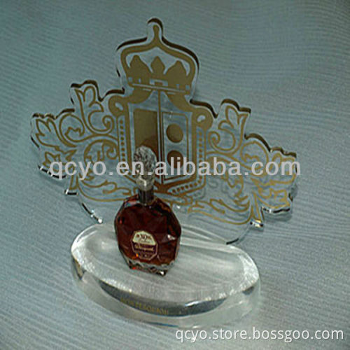 QCY-Z-J031 attractive and high quality acrylic wine bottle display stand